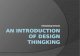 An introduction of design thingking by Standford
