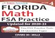 Florida Standards Assessments Prep: 4th Grade Math Practice Workbook and Full-length Online Assessments: FSA Study Guide