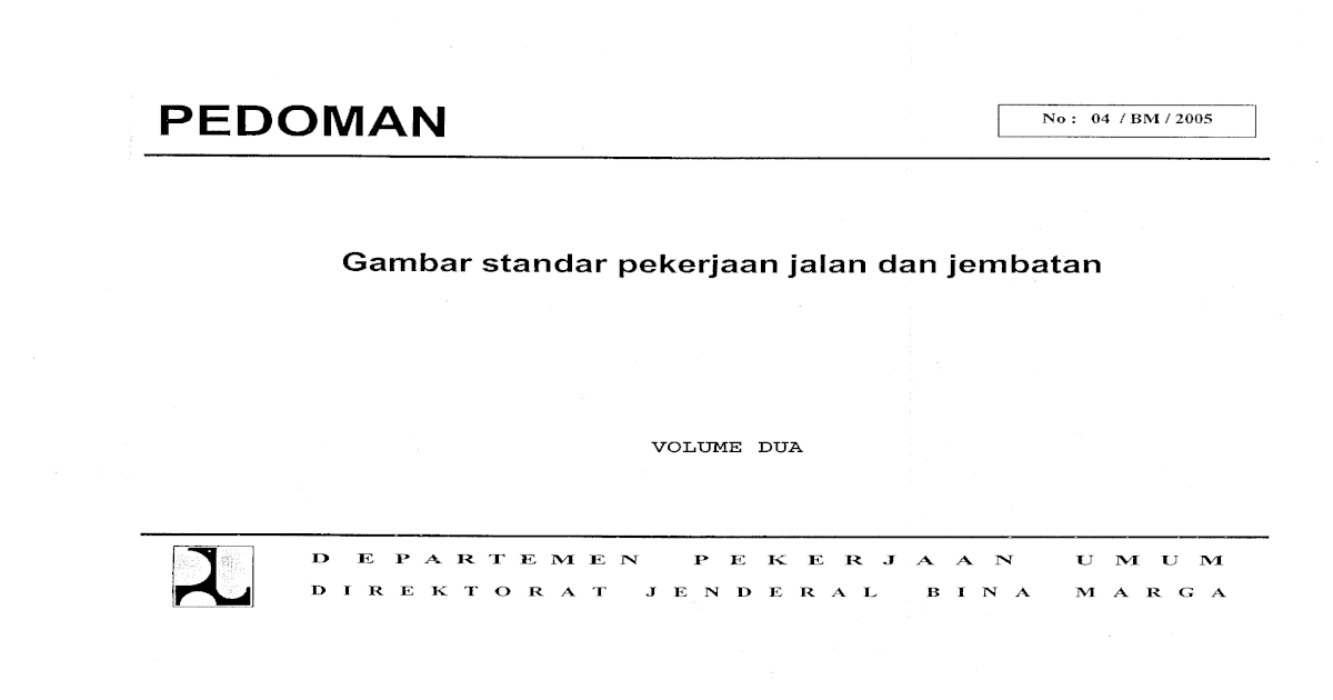 Standar Jembatan  Binamarga Standar  Download PDF 