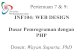 INF104: WEB DESIGN Dasar Pemrograman dengan PHP 2020. 1. 23.آ  INF104: WEB DESIGN Dasar Pemrograman