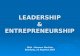 Leadership And Entrepreneur